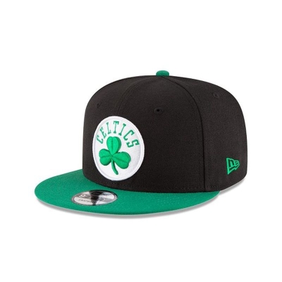 Black Boston Celtics Hat - New Era NBA Two Tone 9FIFTY Snapback Caps USA1043875